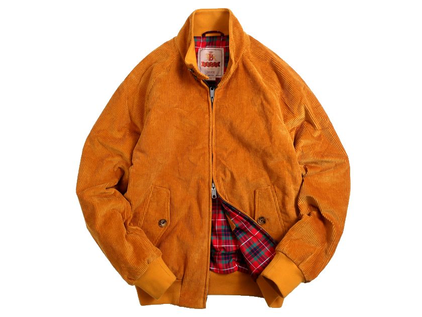 BARACUTA バラクータ G9 AF CLSSC CD UP オーセンティックフィット クラッシック コーデュロイ フレイザータータン ハリントンジャケット スウィングトップ BRCPS0823 定価6.3万 ハニー 38-01 40-02▲150▼40311k09