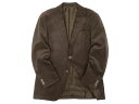 GIVERDYE best selection ジバルディ 大賀 日本製 CHAMISTE 2B テーラードジャケット 617J8012 ダークブラウンM▲055▼40604k01