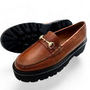 G.H.BASS Weejuns ジーエイチバス ウィージャンズ Weejun Superlug 90 Lianna Grain スコッチグレインレザー ビットローファー 革靴 BA43934G ダークタン 6▲130▼41126k12(4)