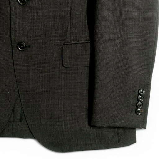 DEGE&SKINNER ディージ&スキナー 大賀 日本製 ウール100% 2B 1タック シングルスーツ ジャケット スラックスパンツ 548A9007 チャコール AB4-01 AB5-02 AB6-03▲074▼50207k08