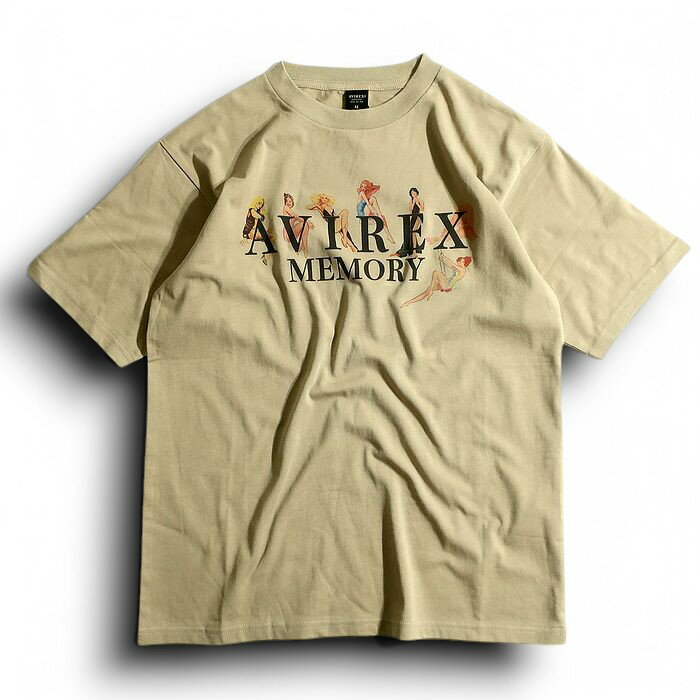 AVIREX tシャツ 「WEB＆DEPOT限定」LONGSLEEVE T-SHIRT PINUP