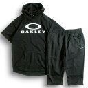 【中古】【新古品・未使用品】OAKLEY オークリー PERFORMANCE FIT ENHANCE LT FLEECE SS HOODY 3/4 PANTS ...