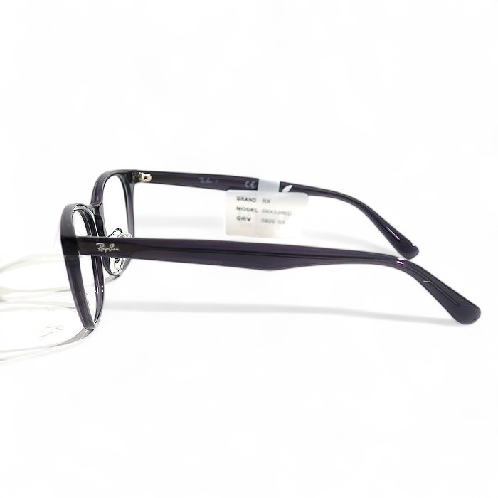 【中古】【新古品・未使用品】Ray Ban レイバン ウェリントンシェイプ 眼鏡 メガネ サングラス RB5386D 定価2.3万 クリアブラック 53□19 145▲053▼50610k13