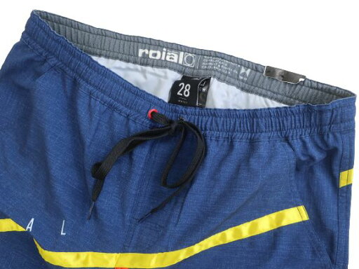 roial ロイアル レトロサーフトランクス ストレッチ ボードショーツ サーフパンツ 水着 BS131 ネイビー 28 30 32▲007▼20525k01
