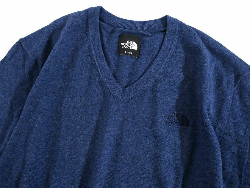 ����šۡڿ����ʡ�̤�����ʡ�THE NORTH FACE �Ρ����ե����� M'S DAY V-NECK SWEATERE �ץ륪���С��������� NT7TJ51B �ͥ��ӡ� 95(M)-01 100(L)-02 105(XL)-03 ��047��30413t01