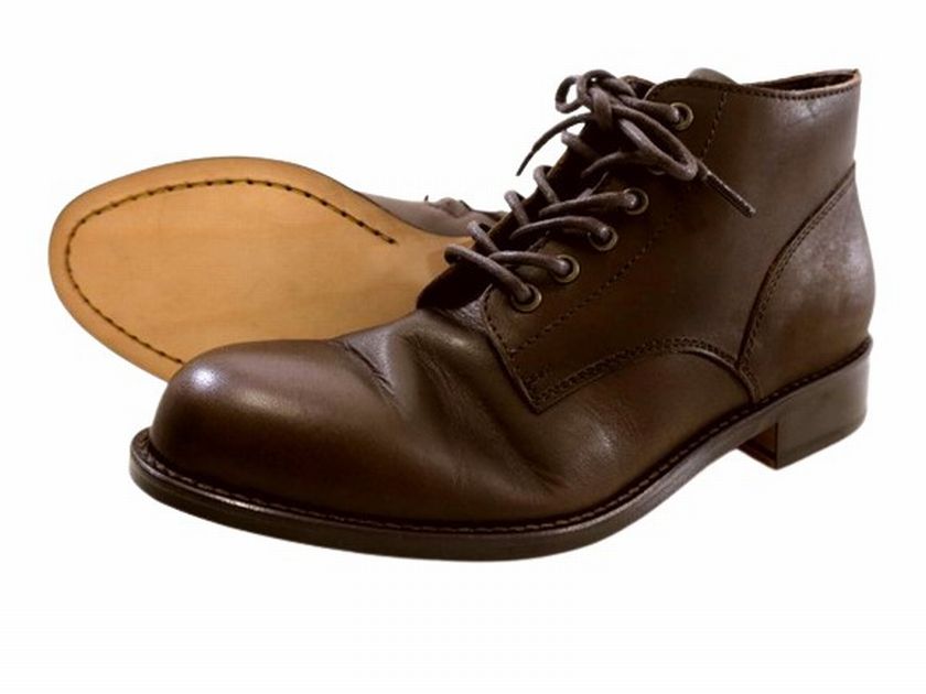 PADRONE パドローネ 日本製 マッケイ製法 本革 牛革 BAGGIO CHUKKA BOOTS WITH SIDE ZIP バッジオ サイドジップ レザーチャッカブーツ PU7358-1205-13D 定価3.3万 ディープブラウン 39-01 40-02 41-03 42-04▲050▼30609t04