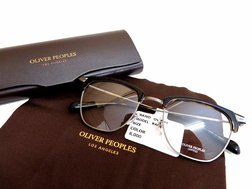 オリバーピープルズ メガネ メンズ OLIVER PEOPLES LOS ANGELES オリバーピープルズ 日本製 Archive OV サングラス メガネ 眼鏡 BANKS ブラウン×べっ甲 44▲054▼30626t03