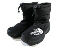 THE NORTH FACE ノースフェイス Nuptse Down Bootie WP VI THERMOLITE vibramソール ウォータープルーフ ヌプシブーティー ショートブーツ ウィンターシューズ NF51877 定価1.5万 ブラック 26-01 27-02 28-03▲063▼330707t07