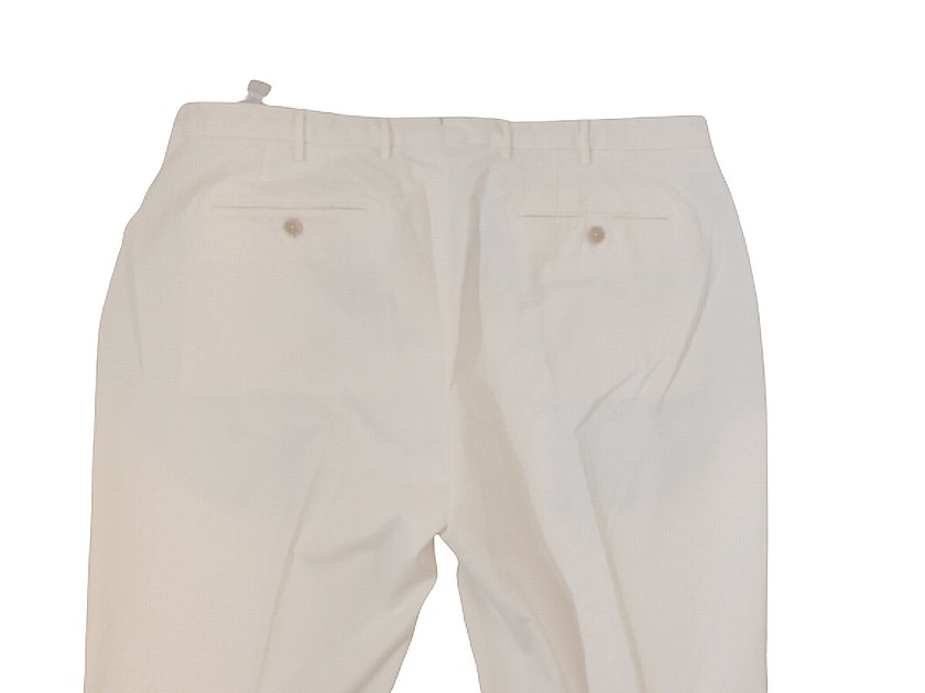 HACKETT LONDON ハケット ロンドン MYF TRICOTINE コットンストレッチ スラックスパンツ HM211422 定価2.6万 ホワイト 28R-01 40R-02▲017▼30418h15