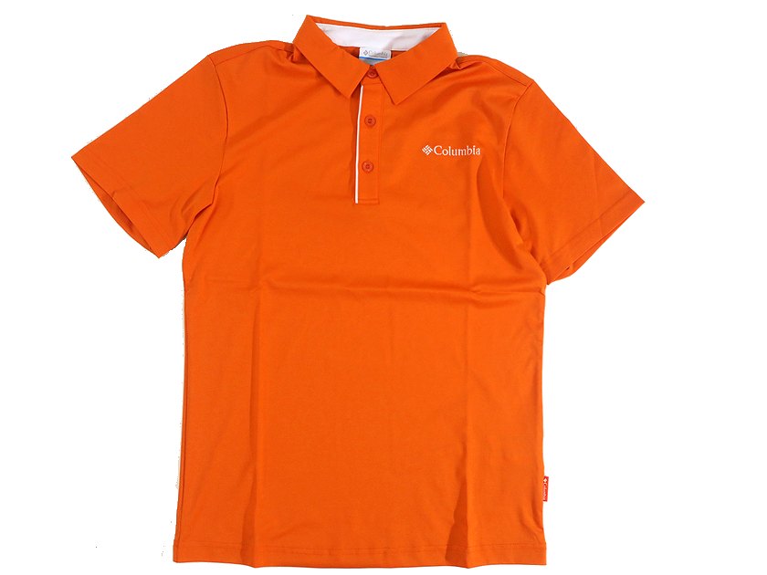 Columbia Sportswear コロンビア creora スポーツウェア アウトドアウェア 半袖 ポロシャツ カットソー YMG620 オレンジ90(S)▲005▼30519h08