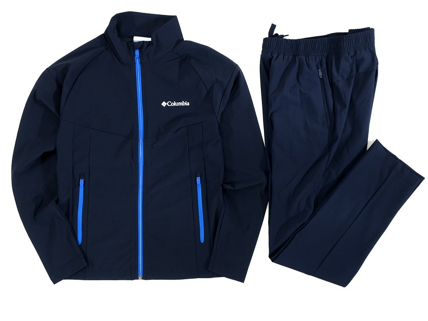 コロンビア Columbia Sportswear コロンビア スポーツウェア 高耐久ストレッチナイロン ストレッチ スタンドネック ジップアップ ウーブンジャケット セットアップ トレーニングウェア レディースYLG104 ネイビー 80(XXS)-01 85(XS)-02 95(M)-03 100(L)-04 105(XL)-05▲031▼30522h07