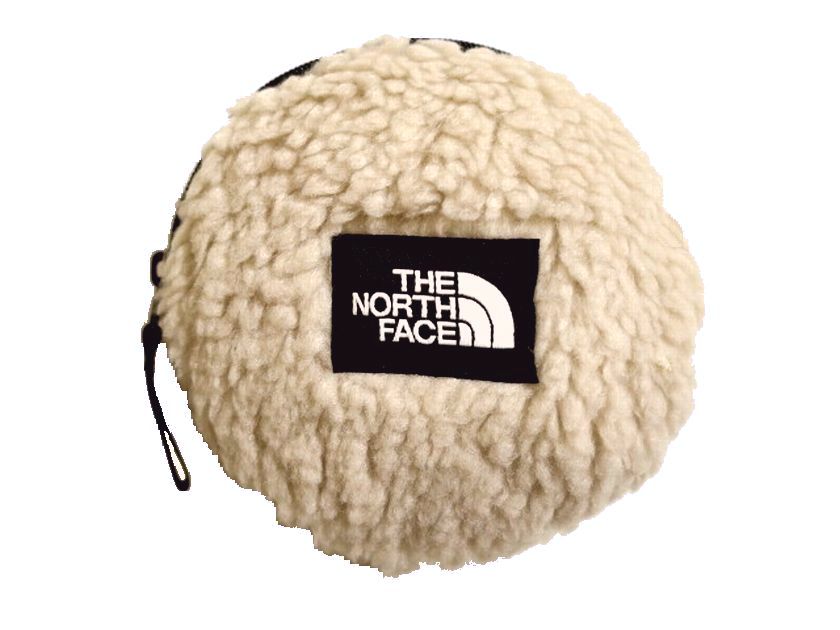 【送料無料 メール便】THE NORTH FACE ノースフェイス WHITE LABEL ホワイトレーベル FLEECE POUCH ROUND フリース フェイクファー ボア ラウンド 丸型 マルチ ポーチ 小物入れ NG2PN92A ベージュ ▲006▼30828n01