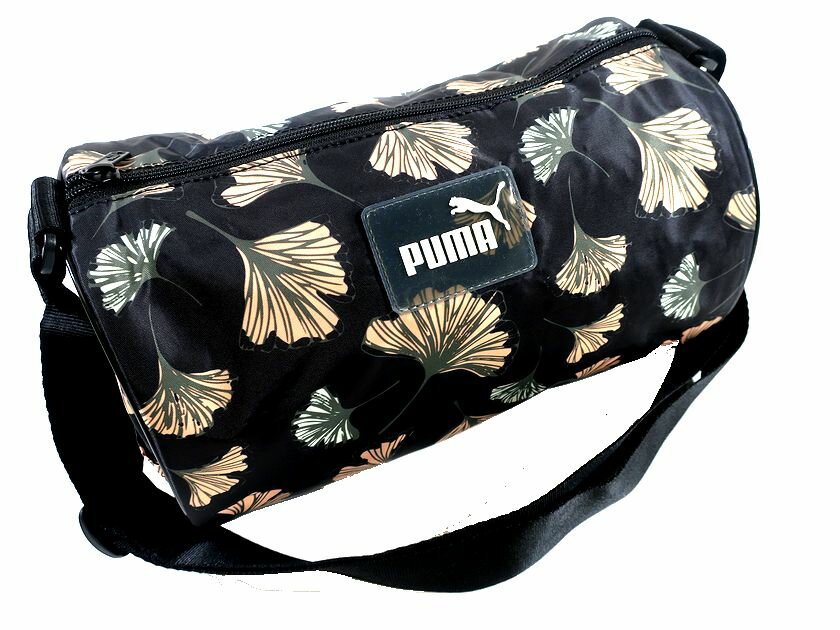 PUMA プーマ Pop Women's Barrel Bag ポップ レディース バレル バッグ 花柄 ハンドバッグ ショルダーバッグ 078535 ブラック OSFA▲010▼30921h12