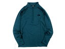 THE NORTH FACE ノースフェイス Warm Gear ウォームギアテク 機能性反集業105 ハーフジップ ジャケット アウトドア NFT7LF65 グリーン 95(M)-01 105(XL)-02 ▲026▼30925h02