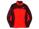 THE NORTH FACE ノースフェイス W 039 S SURMOUNT L/S ZIP TEE SUMMIT SERIES 切替 メッシュ ハーフジップ プルオーバー 長袖 カットソー レディース アウトドア NFT7LG87 レッド 95(L)▲026▼30925h06