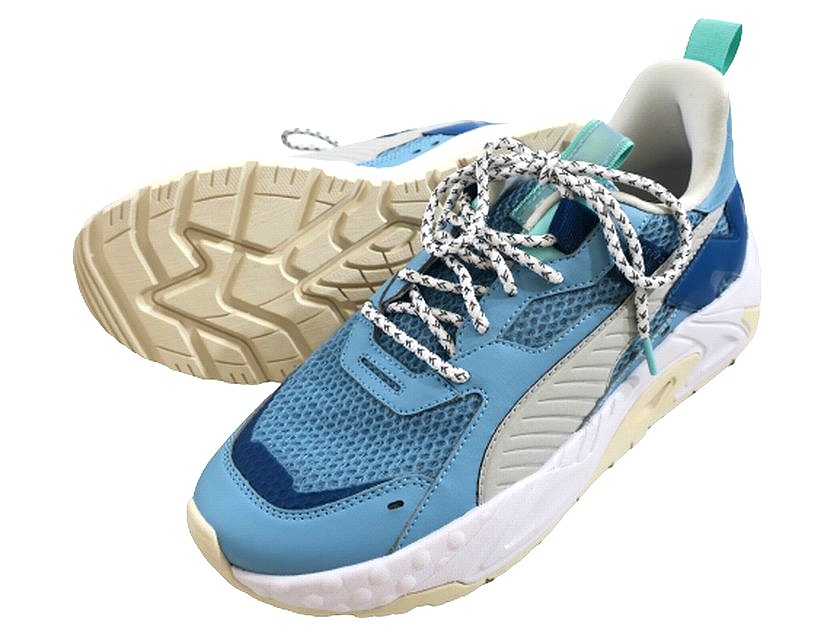 PUMA プーマ x FINAL FANTASY ファイナル ファンタジー XIV MACO SL スニーカー 30764401 ブルー×ライトブルー系 27 ▲050▼306013h14