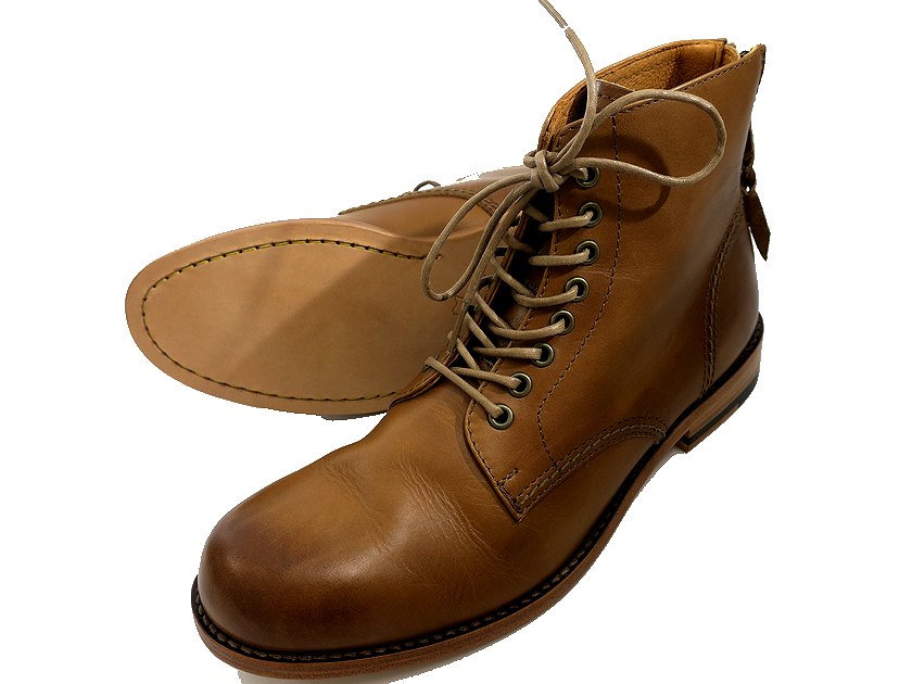 PADRONE パドローネ 日本製 マッケイ製法 本革 牛革 外羽根 ANTONIOII LACE UP BOOTS with BACK ZIP アントニオ2 バックジップ レースアップ レザーブーツ 革靴 PU8054-1102-12A 定価3.7万 ベージュ 39-01 40-02 41-03 42-04 43-05▲050▼30609h09