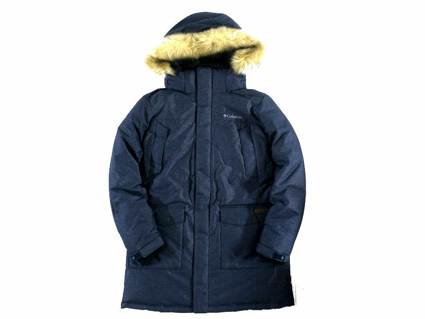 コロンビア ダウンジャケット レディース Columbia Sportswear コロンビア DUCK DOWN フィット感×保温性 ダックダウン ダウンジャケット フード ファー付き レディース CY4YLG808 ネイビー 90(S)-01 95(M)-02 100(L)-03 105(XL)-04▲031▼30704h05