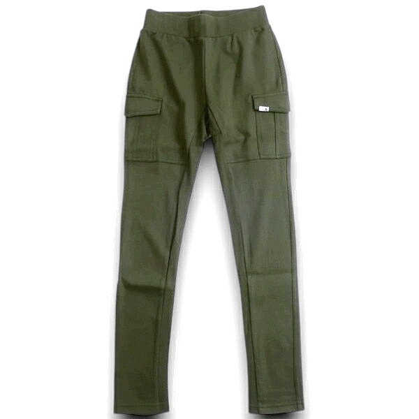 【中古】【新古品・未使用品】THE NORTH FACE ノースフェイス LEGGINGS & TIGHTS コットン ストレッチ カーゴ レギンス タイツ NYF6KG89 カーキ 65(S)▲043▼30224k12