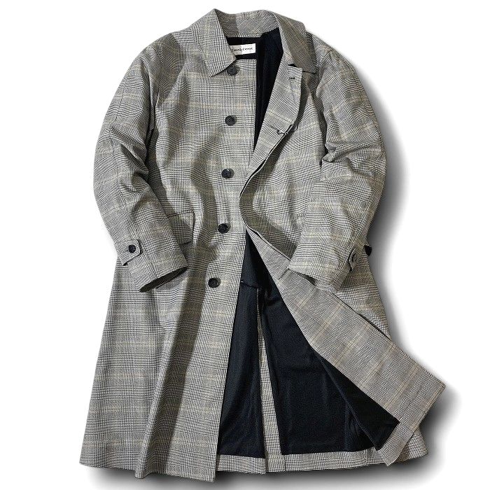 【中古】【新古品・未使用品】Timothy Everest ティモシーエベレスト 日本製 太陽光吸収型保湿 SOLARSENSOR グレンチェック柄 ストレッチ...