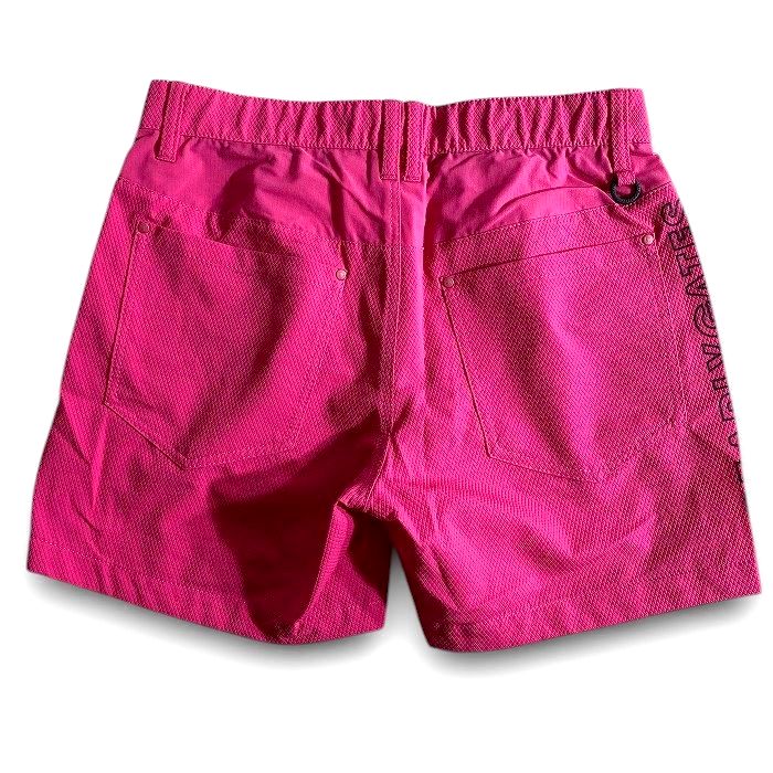 【中古】【新古品・未使用品】PEARLY GATES パーリーゲイツ ゴルフ 軽量仕立て 吸水速乾 TEXBRID ダイヤドビー DotAir ストレッチ ショートパンツ ショーパン ゴルフウェア レディース 055-2232602 定価2.5万 ピンクレッド 00-00 0-01 1-02 2-03 ▲028▼50728w10