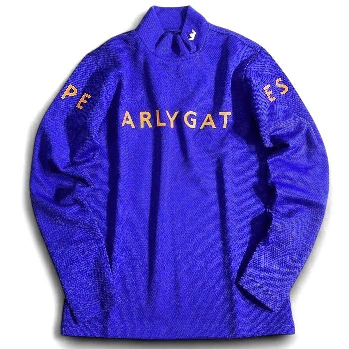 パーリーゲイツ　PGG 長袖ハイネックカットソー　2 ブラック　新品未使用 3Dベアジャガードハイネックカットソー | PEARLY GATES