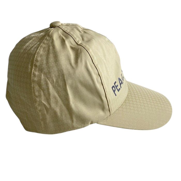 【中古】【新古品・未使用品】PEARLY GATES パーリーゲイツ ゴルフ 耐水×透湿 ナイロンジャガード 6パネル レインキャップ 帽子 保存袋付き ゴルフ ユニセックス 053-2987301 定価6千 ベージュ FR ▲007▼50828w07