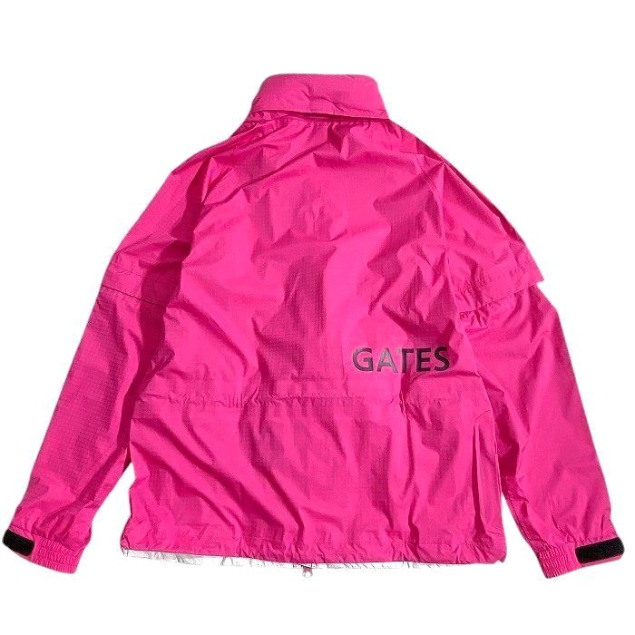 【中古】【新古品・未使用品】PEARLY GATES パーリーゲイツ ゴルフ 撥水×防風 Nyドビー シャドー千鳥柄 ストレッチ フーディジャケット ブルゾン パンツ セットアップ レインウェア ゴルフウェア 053-2988301 053-2989301 定価6.8万 ピンク 4-01 5-02 6-03 ▲075▼11521155