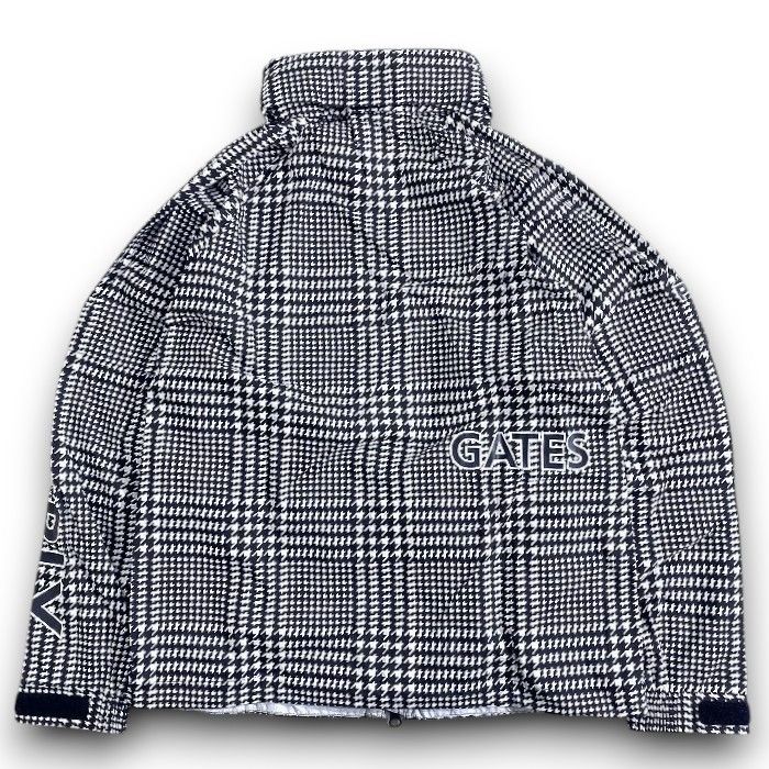 【中古】【新古品・未使用品】PEARLY GATES パーリーゲイツ 撥水×防風 Nyドビー 千鳥柄 ストレッチ ジャケット ブルゾン パンツ セットアップ レインウェア ゴルフウェア レディース 053-2988304 053-2989304 定価7万 ブラック ホワイト 0-01 1-02 2-03 ▲077▼11771178