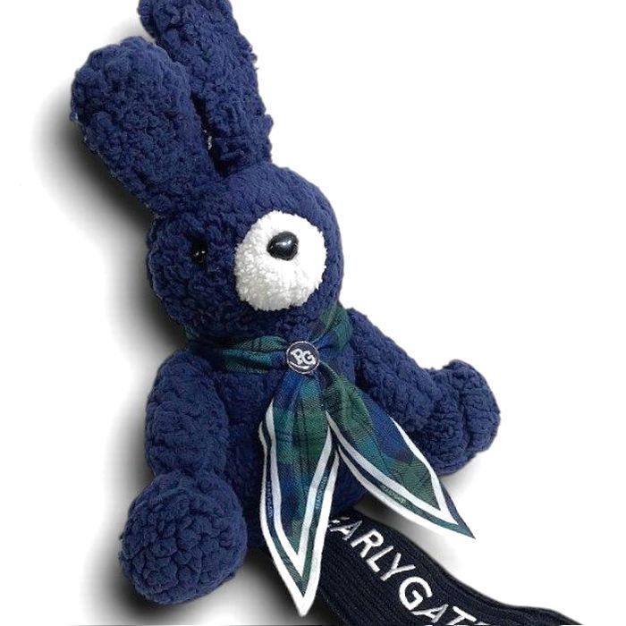 【中古】【新古品・未使用品】PEARLY GATES パーリーゲイツ ゴルフ CLASSICうさぎ もこもこボア ブラッ..