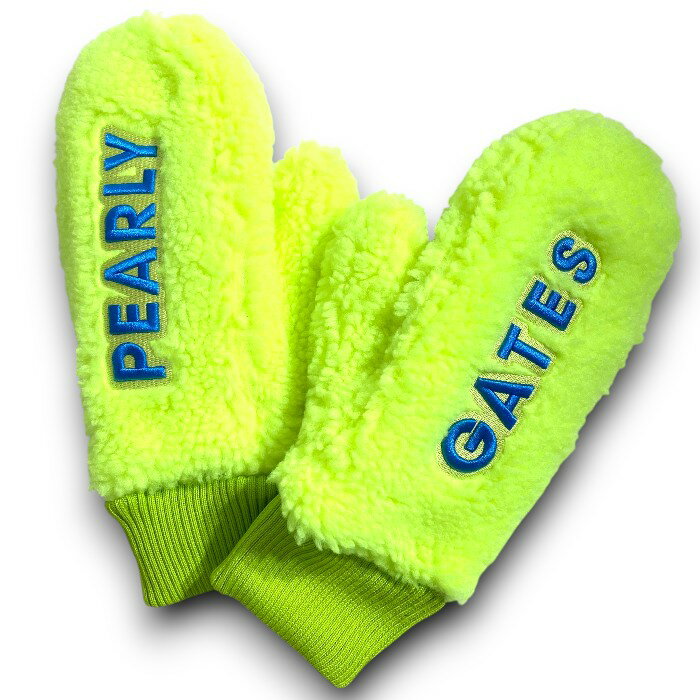 【中古】【新古品・未使用品】PEARLY GATES パーリーゲイツ ゴルフ カラフルロゴ刺繍 ボアフリース ミ..