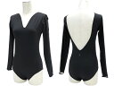 DEAR DANSKIN ディア ダンスキン LEOTARD 長袖 レオタード バレエウェア DEAR122300 定価1.5万 ブラック M-01 L-02 ...