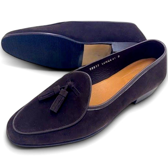 新品未使用　タッセルローファー　スウェード TOD'S (トッズ ) スウェード タッセル ローファー