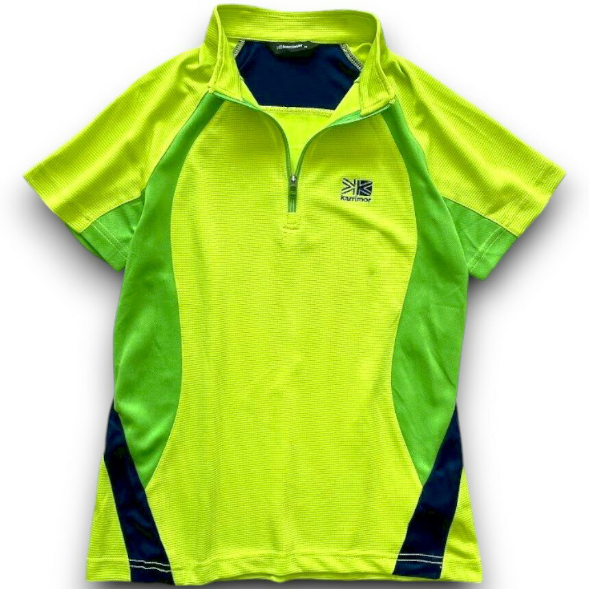 乐天商城 - 【中古】【新古品・未使用品】Karrimor カリマー ハーフジップ プルオーバー ストレッチシャツ ポロシャツ ウェア レディース 1KATSM222 ライトグリーン 90▲010▼50805m01
