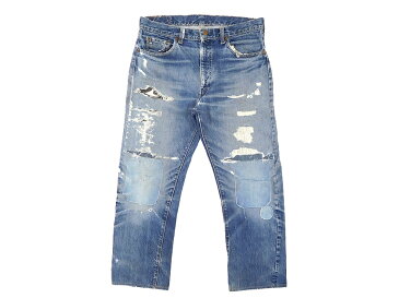 【楽天SPセール特価!!】オリジナル ヴィンテージ USA オールド LEVI’S リーバイス 505 黒カン クロカン デニム ジーンズ パンツ 脇割り /ym20180220-1