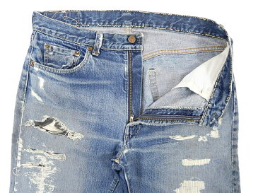 【楽天SPセール特価!!】オリジナル ヴィンテージ USA オールド LEVI’S リーバイス 505 黒カン クロカン デニム ジーンズ パンツ 脇割り /ym20180220-1