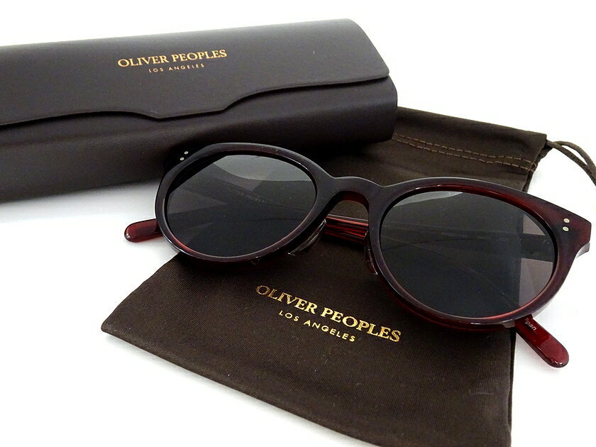 オリバーピープルズ メガネ メンズ OLIVER PEOPLES オリバーピープルズ 日本製 Desilla ラウンド サングラス メガネ 眼鏡 定3.3万 RBR▲073▼20715m07