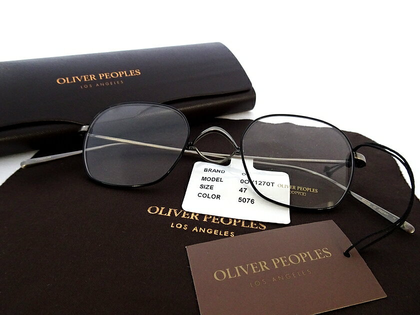 オリバーピープルズ メガネ メンズ OLIVER PEOPLES オリバーピープルズ 日本製 CARLES スウィングピース スクエア メガネ メガネフレーム 伊達メガネ 眼鏡 OV1270T 定4.6万 5076▲073▼20803m13