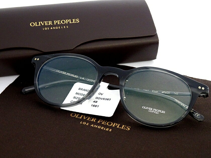オリバーピープルズ メガネ メンズ OLIVER PEOPLES オリバーピープルズ イタリア製 OV5388 Elyo ボストン メガネフレーム 眼鏡 伊達めがね アイウェア 0OV5383 定3.9万 1661▲073▼20819m10