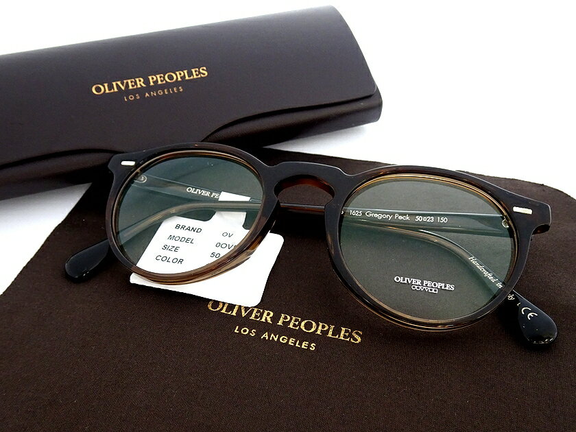 OLIVER PEOPLES オリバーピープルズ イタリア製 OV5186 GREGORY PECK グレゴリー・ペック ボストン メガネフレーム 眼鏡 伊達めがね アイウェア 0OV5186 定3.3万 1625▲073▼20819m11