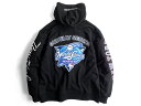 AVIREX アヴィレックス × MLB メジャーリーグ ヤンキース メッツ HOODIE SUBWAY SERIES サブウェイシリーズ 2000年ワールドシリーズデザイン スウェット パーカー フーディー 783-3231011 ブラック M-01 L-02 XL-03 2XL-04▲028▼40206m02