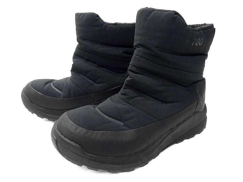 THE NORTH FACE ノースフェイス W Nuptse Down Bootie II WP ヌプシ ダウンブーティ ウォータープルーフ スノーブーツ ウィンターシューズ NFW02275 定価1.9万 ブラック レディース▲080▼40216m01