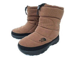 THE NORTH FACE ノースフェイス Nuptse Bootie WP VI SE ヌプシ ウォータープルーフ コーデュロイ調 ブーティー スペシャルエディション ウィンターブーツ スノーブーツ NF52281 定価1.9万 パインコーンブラウン 27-01 28-02 ユニセックス▲065▼40228m04