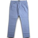 HACKETT LONDON ハケット ロンドン PREMIUM BESPOKE JEANS TRINITY 5 POCKET TRICOTINE 製品染め トリコチン織生地 5ポケット コットン ストレッチ パンツ チノパン HM211355 定2.3万 エアフォースブルー 40R-01 40L-02 42R-03 42L-04 ▲015▼20215k07(4)