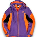 【中古】【新古品・未使用品】THE NORTH FACE ノースフェイス W'S DYNAMIC STRETCH JACKET HYVENT DWR OutStretch メカニカルストレッチ マウンテンパーカー ウィンドブレーカー ブルゾン ジャケット レディース NFJ2HF82 定2.6万 パープル・オレンジ 85(M) ▲043▼50221m01(4)