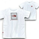 【中古】【新古品・未使用品】THE NORTH FACE ノースフェイス REGULAR FIT ロゴプリント メッシュストレッチ クルーネック Tシャツ カットソー ウェア NGK69C00 ホワイト 85(XS)-01 90(S)-02 105(XL)-03▲022▼30428k08