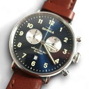【中古】【新古品・未使用品】SHINOLA DETROIT シャイノラ デトロイト USA製 The Runwell Leather Strap Watch ランウェル 腕時計 レザーベルト 定13.9万 ネイビーブルー▲250▼00214k14