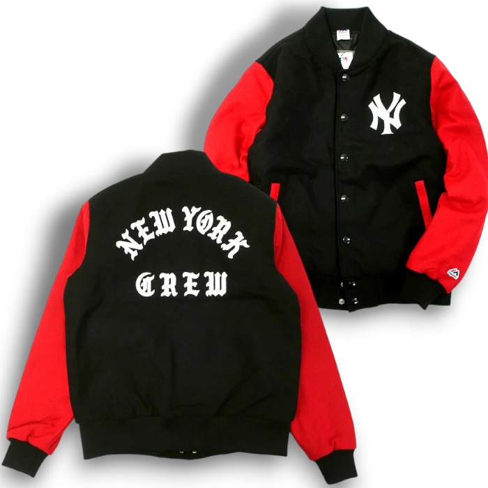 【新古品・未使用品】Majestic マジェスティック NEW YORK CREW ニューヨーク ヤンキース クルー ウール混 メルトン スタジャン スタジアムジャケット MM23-MY-8F15-RD 定価1.7万 ブラック レッド M▲027▼40419k06【新古品・未使用品】Majestic マジェスティック NEW YORK CREW ニューヨーク ヤンキース クルー ウール混 メルトン スタジャン スタジアムジャケット MM23-MY-8F15-RD 定価1.7万 ブラック レッド M▲027▼40419k06 コメント ■MAJESTIC ■MM23-MY-8F15-RD 重厚感のある暖かなメルトンボディのアウター。 人気のニューヨークヤンキースのチームロゴと、背中にアーチロゴを配した一枚に仕上げました。 カジュアルコーデやストリートスタイルにぴったりの 中綿入りアウターは暖かさも◎。 メーカー希望小売価格はメーカー商品タグに基づいて掲載しています 生産国 MADE IN CHINA サイズ M 実　寸 着丈66cm 身幅53cm 肩幅42cm 袖丈62.5cm 　※誤差はご了承くださいませ。 カラー レッド×ブラック 素　材 表地：ポリエステル60% ウール40% 裏地・中綿：ポリエステル100% リブ：ポリエステル100% 付属品 下げ札 参考定価 &yen;17,600(値札) 商品状態 新古品・未使用 ※素材特有・展示による微細な擦れや小傷、保管・梱包に伴う皺等はご了承ください。 商品を探す ブランドで探す >> カテゴリーで探す MEN >> カテゴリーで探す WOMEN >> お買い物ガイド 2点以上お買い上げで送料無料（沖縄・離島を除く） 14時までの決済確定で当日発送（土日祝・イベント時を除きます） お支払い方法 >> 配送について >> 返品・キャンセルについて >> 注意事項 >>