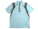mont-bell モンベル 吸汗速乾FIELDSENSOR ドライメッシュ ハーフジップ スタンドカラー 半袖 Tシャツ カットソー プルオーバー MX3M-F16M-291 アクアブルー105/XL-01 110/XXL-02▲019▼30120m25