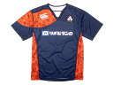 CANTERBURY カンタベリー SEVENS REPLICA ALT JERSEY セブンズ日本代表 メッシュ 半袖Tシャツ ジャージ ネイビー M(ka2...